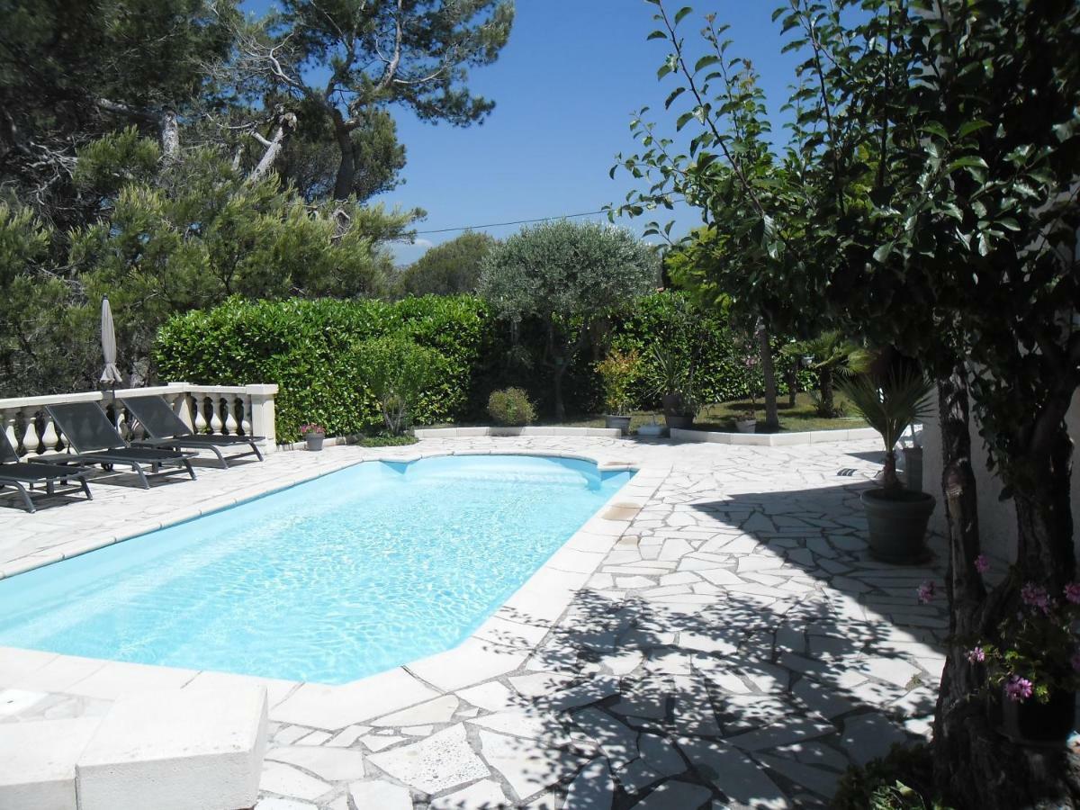 Charmante Villa A 15 Min De Nice Avec Piscine Blausasc Exterior photo